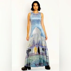BLACKMILK - SIDE BY SIDE VELVET PRINCESS MAXI DRESS - LIMITED - Medium